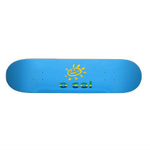 O Sol - The Sun in Brazilian Summer Vacation Skateboard Decks