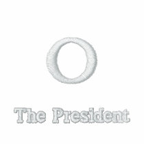 O, The President Embroidered Polo Shirt
