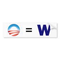 O = W BUMPER STICKERS