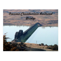 Oacoma-Chamberlain Railroad Bridge Postcards