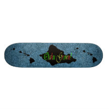 Oahu grown Hawaiian Island skateboard