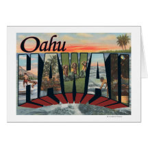 Oahu, HawaiiLarge Letter ScenesOahu, HI Cards