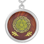 oak leaf pentacle custom necklace