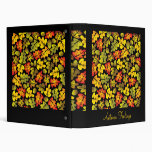 oak leaves 3 ring binders
