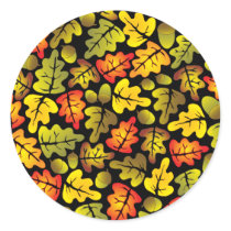 oak leaves stickers