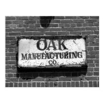 Oak Manufacturing Sign postcards