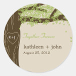 Oak Tree Favour Sticker