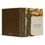 Oak Tree Personalized Binder - Orange