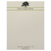 Oak Tree Plantation in Green