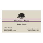 Oak Tree Plantation in Purple Business Card