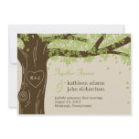 Oak Tree Wedding Announcement invitations