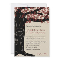 Oak Tree Wedding Invitation