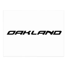 Oakland Font Postcards