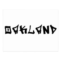 Oakland Graffiti Post Card