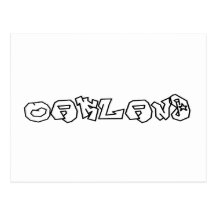 Oakland Graffiti Post Card
