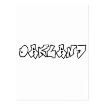 Oakland Graffiti Postcard