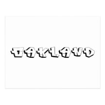 Oakland Graffiti Postcard