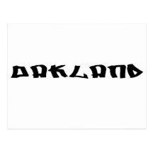 Oakland Graffiti Postcards