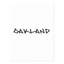 Oakland Graffiti Postcards