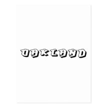 Oakland Graffiti Postcards