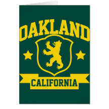 Oakland Heraldry Greeting Card