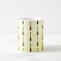 Oar Pattern Paper Texture Coffee Mugs