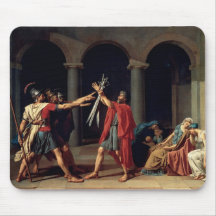 Oath of the Horatii Mouse Pad