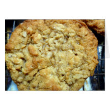 Oatmeal cookie card