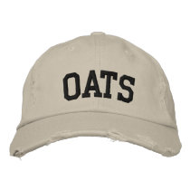 Oats Embroidered Hat