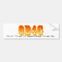OB4G - Bumper Sticker