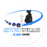 OB / GYN AT YOUR CERVIX - FUNNY MEDICAL stickers