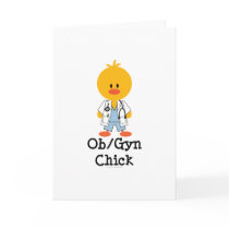OB/GYN Chick Greeting Card