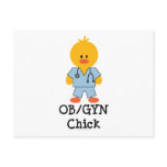 OB/GYN Chick Postcard