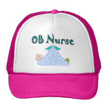 OB Nurse Gifts, Baby in Blanket--Adorable Trucker Hats