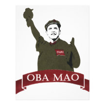 OBA MAO Obama + Statue of Liberty Parody Personalized Letterhead