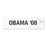 OBAMA '08 Bumper Sticker