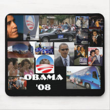 OBAMA '08 MOUSE PADS