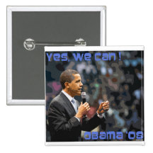 oBaMa '08 Pinback Buttons