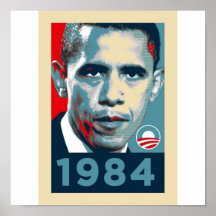Obama 1984 poster