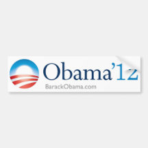 Obama 2012 adhésif pour voiture