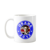 Obama 2012 - Blue Mugs