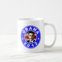 Obama 2012 - Blue Mugs