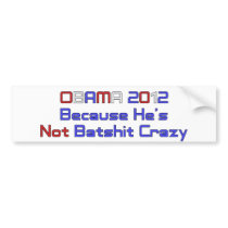 OBAMA 2012 BUMPER STICKERS