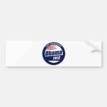 Obama 2012 bumper sticker