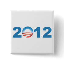 Obama 2012 pinback button