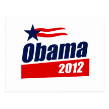Obama 2012 cartes postales