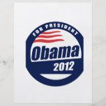 Obama 2012 custom flyer