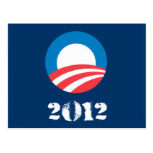OBAMA 2012 DISTRESSED POST CARDS