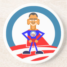 Obama 2012 drink coaster