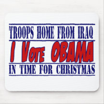Obama 2012 Election support Mouse Pads